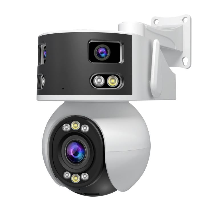 كاميرا قبة PTZ متعددة العدسات فائقة الزاوية بدقة 8 ميجابكسل SriHome SH055B، SH055B