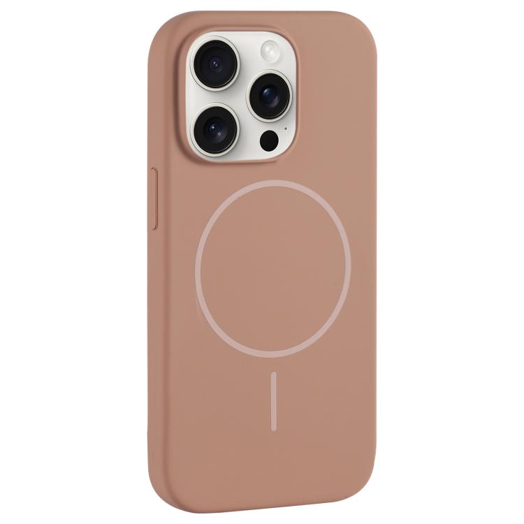 Large Hole Camera MagSafe Liquid Silicone Full Coverage Phone Case, For iPhone 15 Pro Max, For iPhone 15 Pro, For iPhone 15 Plus, For iPhone 15