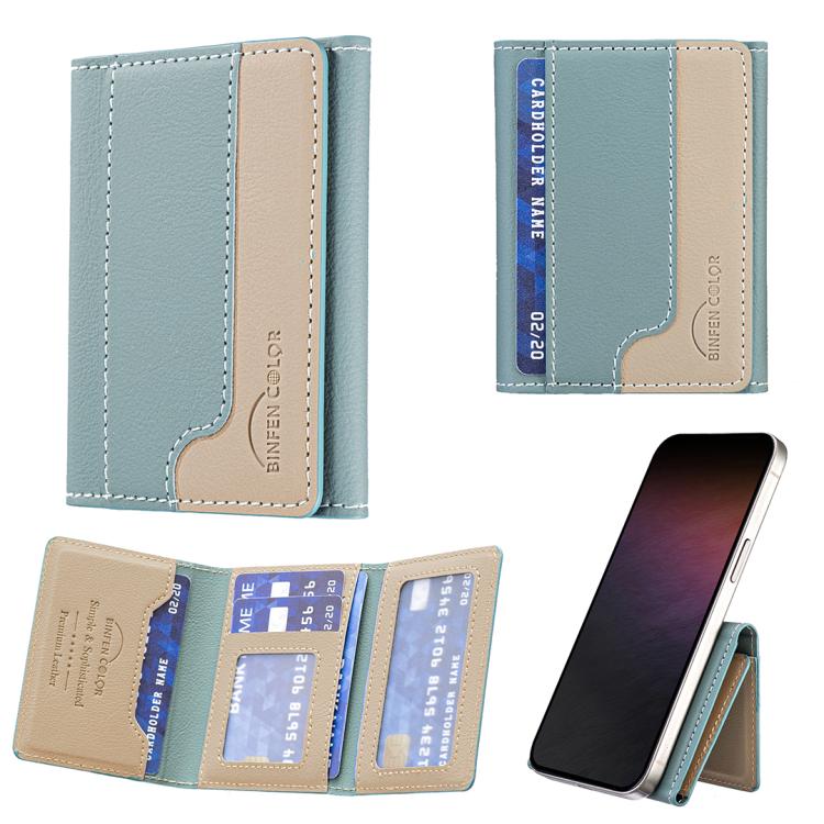 Étui portefeuille magnétique horizontal en cuir, assorti aux couleurs