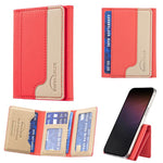 Étui portefeuille magnétique horizontal en cuir, assorti aux couleurs