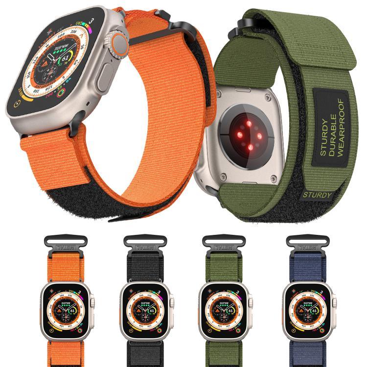 Bracelet Kalebol Simple en nylon à deux sections, pour Apple Watch 46 mm / 49 mm / 45 mm / 44 mm, pour Apple Watch 42 mm / 41 mm / 40 mm / 38 mm