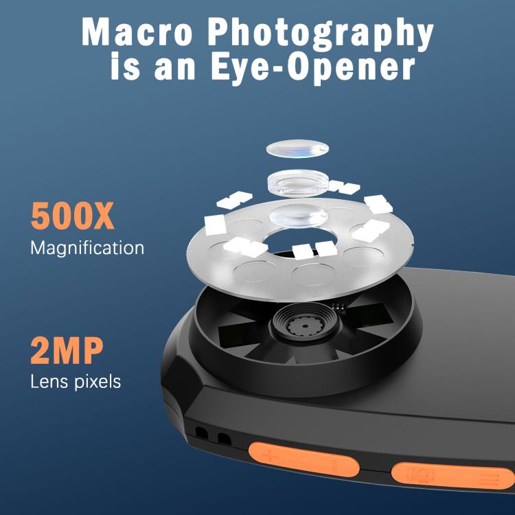 Microscope numérique portable CPL-05-0011 écran HD 2 pouces 2MP grossissement 500X, CPL-05-0011