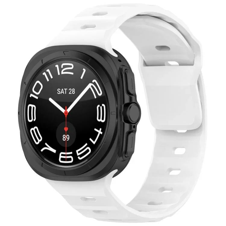 Bracelet de montre en silicone à boucle carrée Kalebol, pour Samsung Galaxy Watch Ultra 47 mm / Ultra 2025