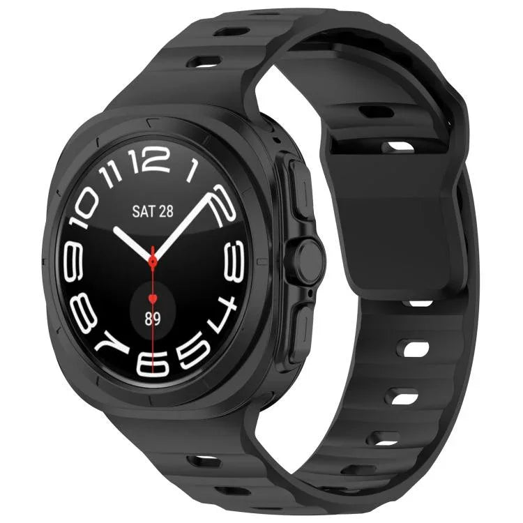 Bracelet de montre en silicone à boucle carrée Kalebol, pour Samsung Galaxy Watch Ultra 47 mm / Ultra 2025
