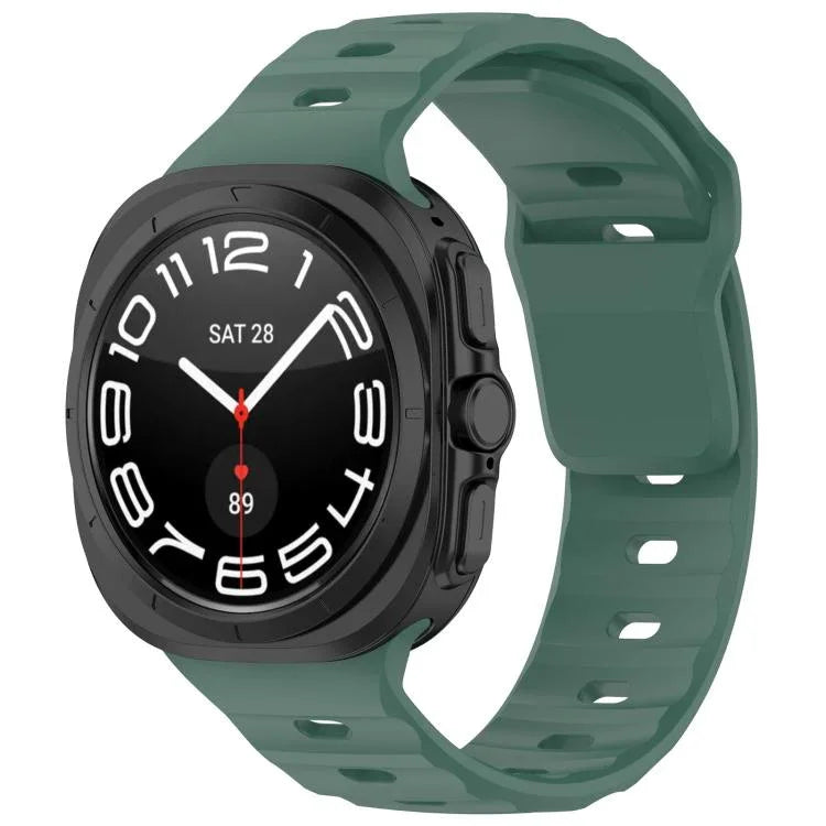 Bracelet de montre en silicone à boucle carrée Kalebol, pour Samsung Galaxy Watch Ultra 47 mm / Ultra 2025
