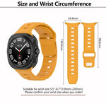 Bracelet de montre en silicone à boucle carrée Kalebol, pour Samsung Galaxy Watch Ultra 47 mm / Ultra 2025