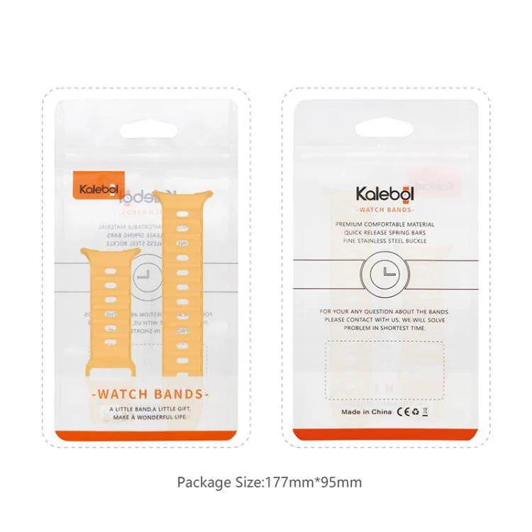Bracelet de montre en silicone à boucle carrée Kalebol, pour Samsung Galaxy Watch Ultra 47 mm / Ultra 2025