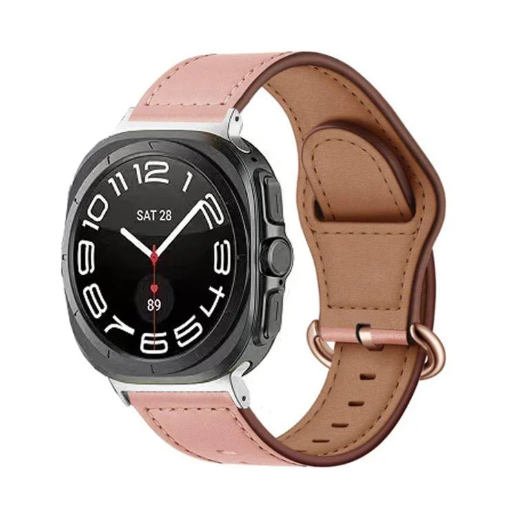 Bracelet de montre Kalebol en cuir véritable, pour Samsung Galaxy Watch Ultra 47mm / Ultra 2025