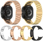 Bracelet de montre Kalebol en acier à trois maillons, pour Samsung Galaxy Watch Ultra 47mm / Ultra 2025