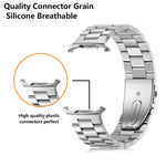 Bracelet de montre Kalebol en acier à trois maillons, pour Samsung Galaxy Watch Ultra 47mm / Ultra 2025
