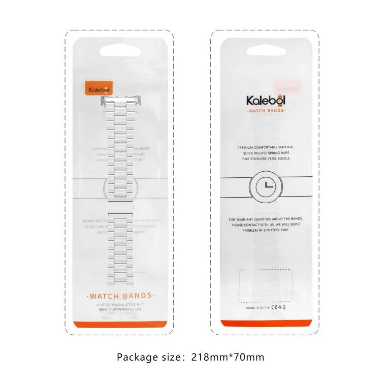 Bracelet de montre Kalebol en acier à trois maillons, pour Samsung Galaxy Watch Ultra 47mm / Ultra 2025