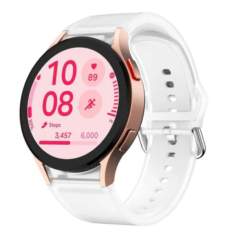Bracelet de montre en silicone transparent Kalebol Glacier, pour Samsung Galaxy Watch 7 / 6 / 5 / 4