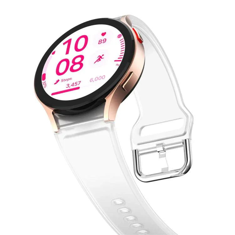 Bracelet de montre en silicone transparent Kalebol Glacier, pour Samsung Galaxy Watch 7 / 6 / 5 / 4