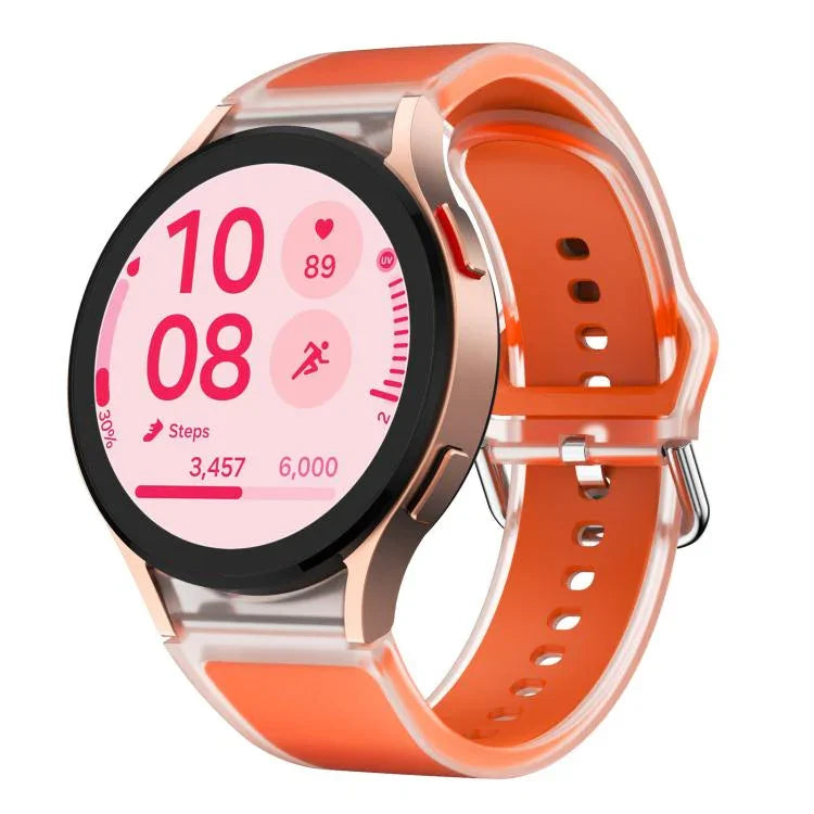 Bracelet de montre en silicone transparent Kalebol Glacier, pour Samsung Galaxy Watch 7 / 6 / 5 / 4