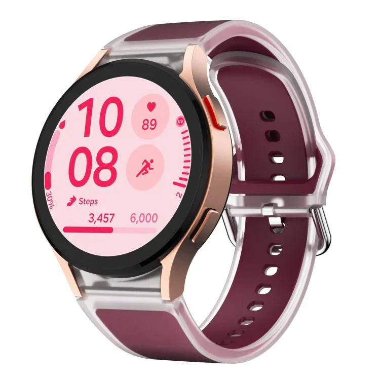 Bracelet de montre en silicone transparent Kalebol Glacier, pour Samsung Galaxy Watch 7 / 6 / 5 / 4