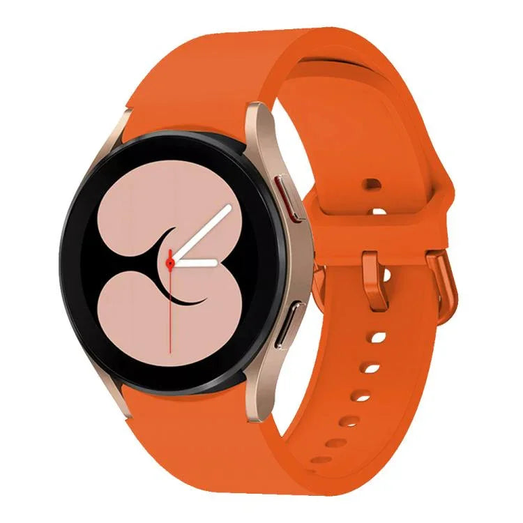 Bracelet de montre en silicone avec boucle ardillon en métal Kalebol, pour Samsung Galaxy Watch 7 / 6 / 5 / 4