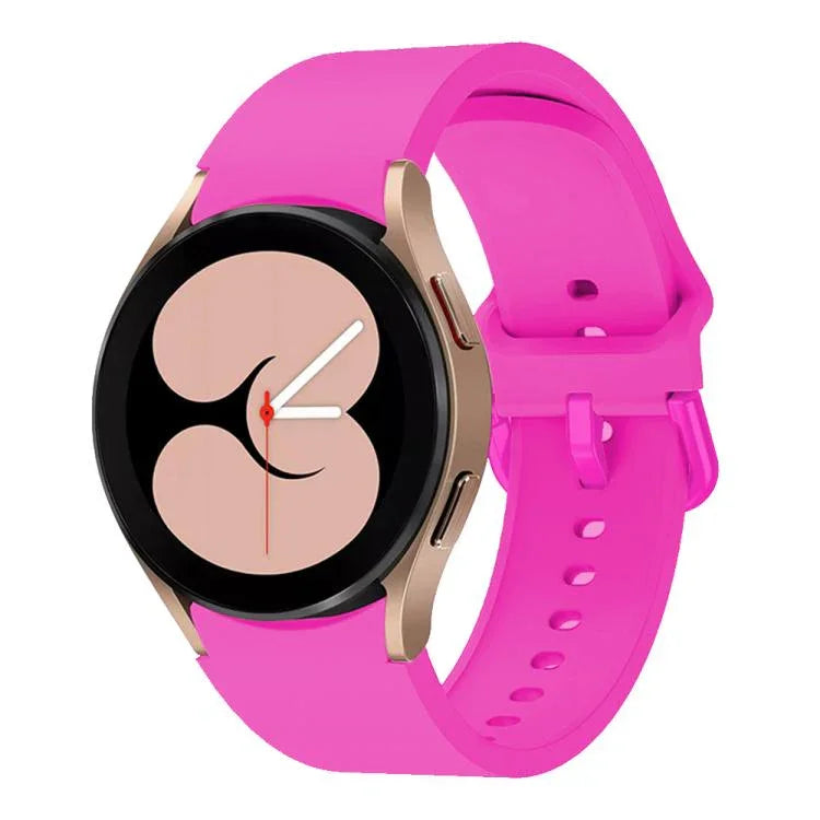 Bracelet de montre en silicone avec boucle ardillon en métal Kalebol, pour Samsung Galaxy Watch 7 / 6 / 5 / 4