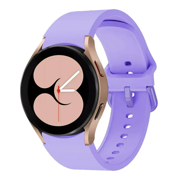 Bracelet de montre en silicone avec boucle ardillon en métal Kalebol, pour Samsung Galaxy Watch 7 / 6 / 5 / 4