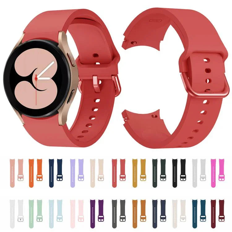 Bracelet de montre en silicone avec boucle ardillon en métal Kalebol, pour Samsung Galaxy Watch 7 / 6 / 5 / 4