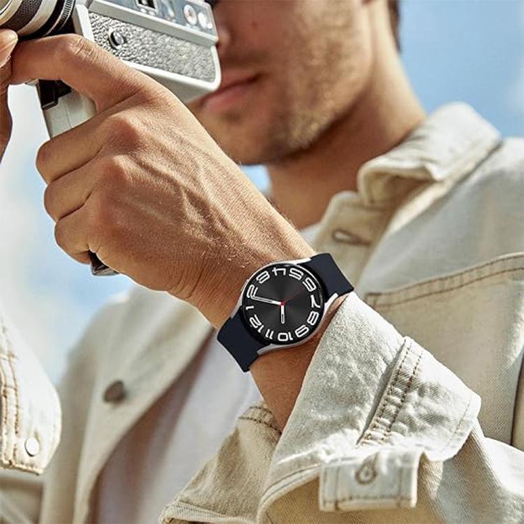 Bracelet de montre en silicone avec boucle ardillon en métal Kalebol, pour Samsung Galaxy Watch 7 / 6 / 5 / 4