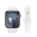 Bracelet de montre en silicone Kalebol à boucle inversée, compatible avec les Apple Watch 46 mm / 49 mm / 45 mm / 44 mm et 42 mm / 41 mm / 40 mm / 38 mm.