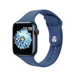 Bracelet de montre en silicone Kalebol à boucle inversée, compatible avec les Apple Watch 46 mm / 49 mm / 45 mm / 44 mm et 42 mm / 41 mm / 40 mm / 38 mm.