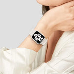 Bracelet de montre en silicone Kalebol à boucle inversée, compatible avec les Apple Watch 46 mm / 49 mm / 45 mm / 44 mm et 42 mm / 41 mm / 40 mm / 38 mm.