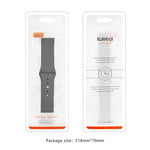 Bracelet de montre en silicone Kalebol à boucle inversée, compatible avec les Apple Watch 46 mm / 49 mm / 45 mm / 44 mm et 42 mm / 41 mm / 40 mm / 38 mm.
