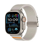 Bracelet de montre élastique en nylon avec boucle parachute Kalebol, compatible avec Apple Watch 46 mm / 49 mm / 45 mm / 44 mm et Apple Watch 42 mm / 41 mm / 40 mm / 38 mm.