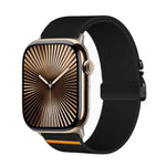 Bracelet de montre élastique en nylon avec boucle parachute Kalebol, compatible avec Apple Watch 46 mm / 49 mm / 45 mm / 44 mm et Apple Watch 42 mm / 41 mm / 40 mm / 38 mm.