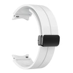 Bracelet en silicone Kalebol avec boucle magnétique pliante concave, pour Samsung Galaxy Watch7 / 6 / 5