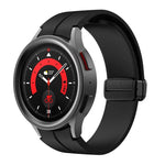 Bracelet en silicone Kalebol avec boucle magnétique pliante concave, pour Samsung Galaxy Watch7 / 6 / 5