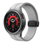 Bracelet en silicone Kalebol avec boucle magnétique pliante concave, pour Samsung Galaxy Watch7 / 6 / 5