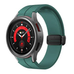 Bracelet en silicone Kalebol avec boucle magnétique pliante concave, pour Samsung Galaxy Watch7 / 6 / 5