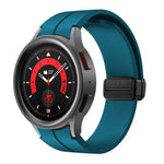 Bracelet en silicone Kalebol avec boucle magnétique pliante concave, pour Samsung Galaxy Watch7 / 6 / 5