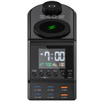 Station de recharge multifonctionnelle multi-ports 9 en 1 de 240 W avec fonction alarme, 9 en 1 240 W