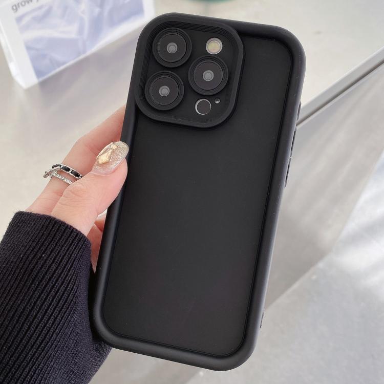 Coque de téléphone en TPU antichoc avec cadre givré et trous précis, Pour iPhone 16 Pro, Pour iPhone 16 Plus, Pour iPhone 16, Pour iPhone 15 Pro Max, Pour iPhone 15 Pro, Pour iPhone 15 Plus