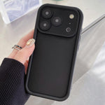Coque de téléphone en TPU antichoc avec cadre givré et trous précis, pour iPhone 17e / 16e, pour iPhone 17 Pro Max, pour iPhone 17 Pro, pour iPhone 17, pour iPhone Air, pour iPhone 16 Pro Max