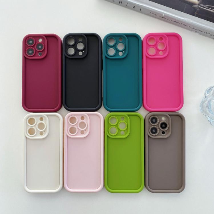 Cadre Antichoc Coque Téléphone TPU Frosted à Trous Précis, Pour iPhone 8 Plus / 7 Plus