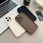Cadre Antichoc Coque Téléphone TPU Frosted à Trous Précis, Pour iPhone 8 Plus / 7 Plus