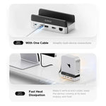 Station d'accueil multifonction ORICO VS10 Mini pour Mac Mini 2024, sans mémoire.