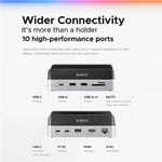 Station d'accueil multifonction ORICO VS10 Mini pour Mac Mini 2024, sans mémoire.