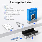 Station d'accueil multifonction ORICO VS10 Mini pour Mac Mini 2024, sans mémoire.