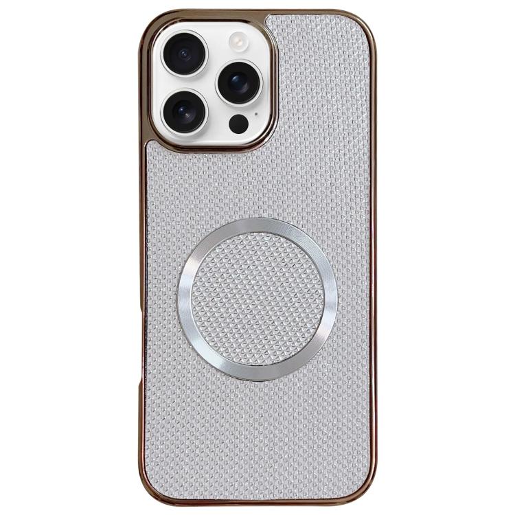 Coque de téléphone MagSafe à paillettes en PC, galvanisée, Pour iPhone 17 Pro Max, Pour iPhone 17 Pro, Pour iPhone 16 Pro Max, Pour iPhone 16 Pro, Pour iPhone 16 Plus, Pour iPhone 16, Pour iPhone 15 Pro Max, Pour iPhone 15 Pro