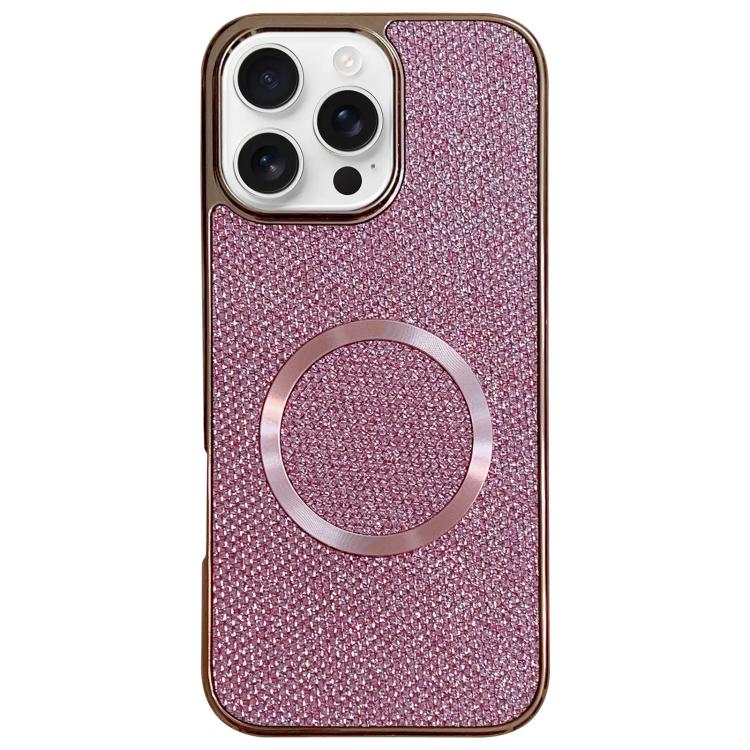 Coque de téléphone MagSafe à paillettes en PC, galvanisée, Pour iPhone 17 Pro Max, Pour iPhone 17 Pro, Pour iPhone 16 Pro Max, Pour iPhone 16 Pro, Pour iPhone 16 Plus, Pour iPhone 16, Pour iPhone 15 Pro Max, Pour iPhone 15 Pro