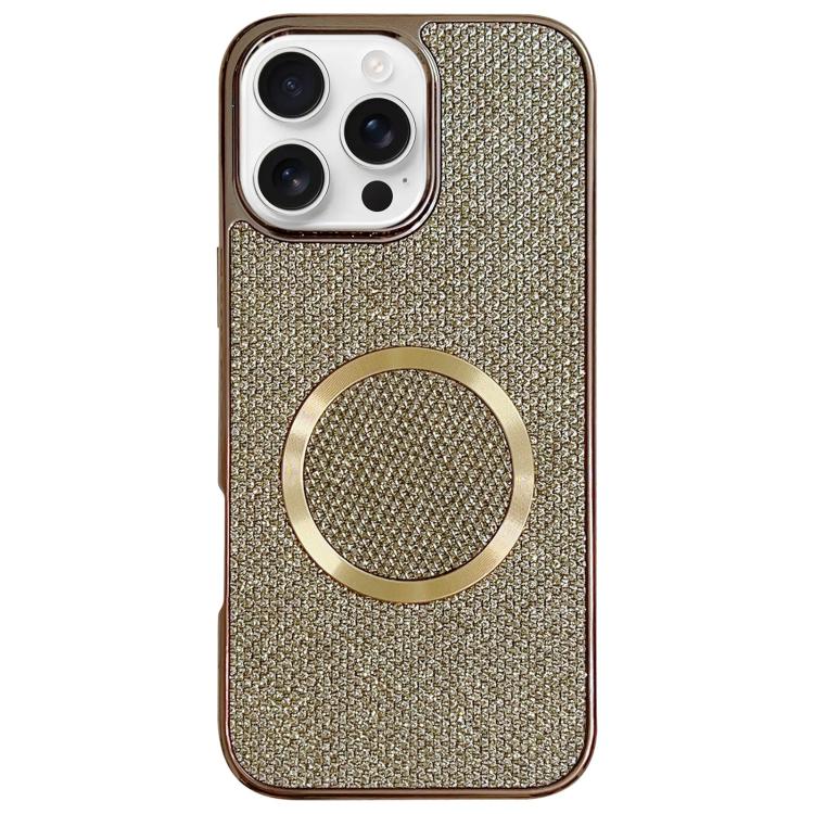 Coque de téléphone MagSafe à paillettes en PC, galvanisée, Pour iPhone 17 Pro Max, Pour iPhone 17 Pro, Pour iPhone 16 Pro Max, Pour iPhone 16 Pro, Pour iPhone 16 Plus, Pour iPhone 16, Pour iPhone 15 Pro Max, Pour iPhone 15 Pro