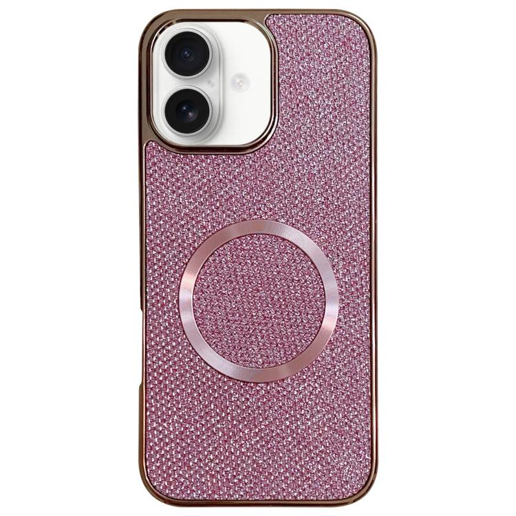 Coque de téléphone MagSafe à paillettes en PC, galvanisée, Pour iPhone 17 Pro Max, Pour iPhone 17 Pro, Pour iPhone 16 Pro Max, Pour iPhone 16 Pro, Pour iPhone 16 Plus, Pour iPhone 16, Pour iPhone 15 Pro Max, Pour iPhone 15 Pro