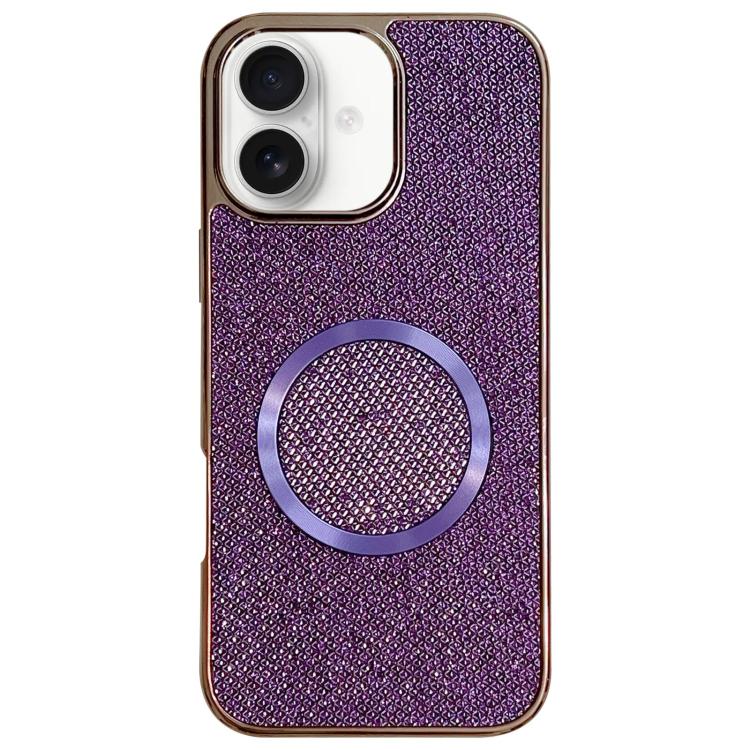 Coque de téléphone MagSafe à paillettes en PC, galvanisée, Pour iPhone 17 Pro Max, Pour iPhone 17 Pro, Pour iPhone 16 Pro Max, Pour iPhone 16 Pro, Pour iPhone 16 Plus, Pour iPhone 16, Pour iPhone 15 Pro Max, Pour iPhone 15 Pro