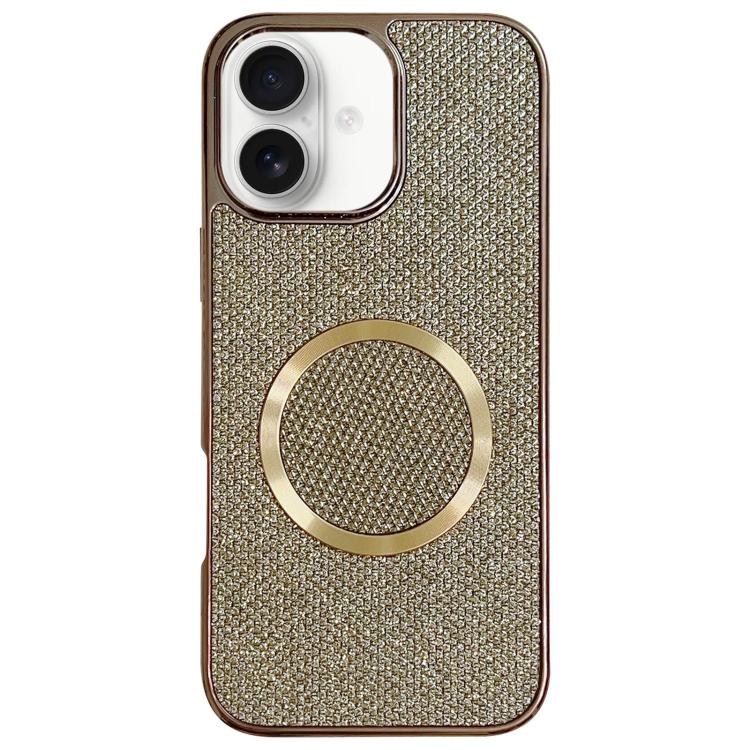 Coque de téléphone MagSafe à paillettes en PC, galvanisée, Pour iPhone 17 Pro Max, Pour iPhone 17 Pro, Pour iPhone 16 Pro Max, Pour iPhone 16 Pro, Pour iPhone 16 Plus, Pour iPhone 16, Pour iPhone 15 Pro Max, Pour iPhone 15 Pro
