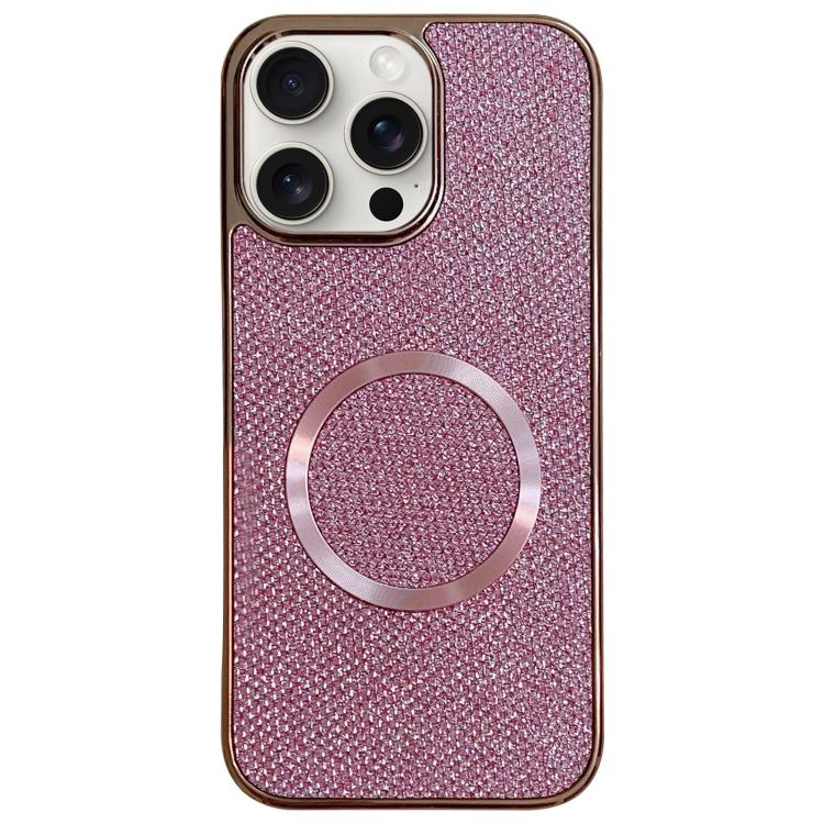 Coque de téléphone MagSafe à paillettes en PC, galvanisée, Pour iPhone 17 Pro Max, Pour iPhone 17 Pro, Pour iPhone 16 Pro Max, Pour iPhone 16 Pro, Pour iPhone 16 Plus, Pour iPhone 16, Pour iPhone 15 Pro Max, Pour iPhone 15 Pro